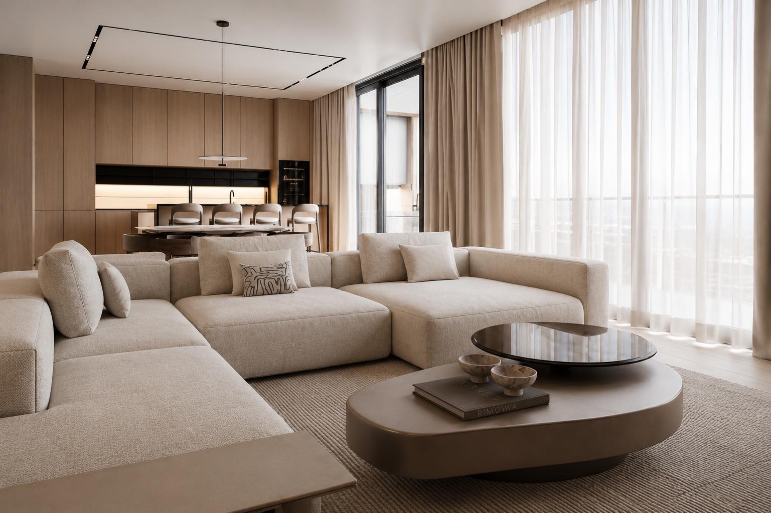 Contemporary residential property